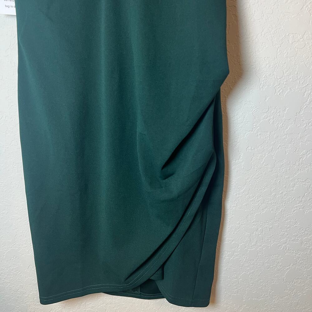 IHot Women's Dark Green Sleeveless Dress Size M‎ NEW - Picture 3 of 8